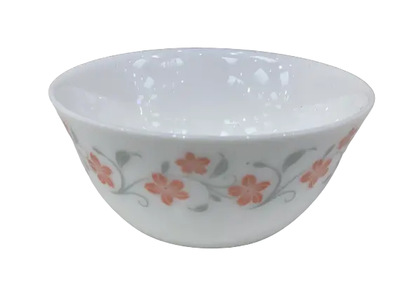 La Opala Grace Red Vegetable Bowl Set – 6-Pack 180Ml Ceramic Serving Bowls 1