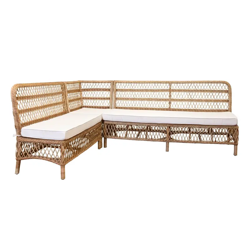 Lemonade 3-Piece Upholstered Dining Banquette Set 1
