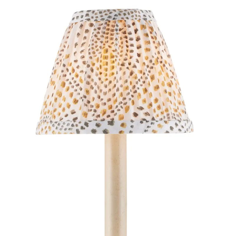 Lenore Textured Linen Tapered Chandelier Shade 1