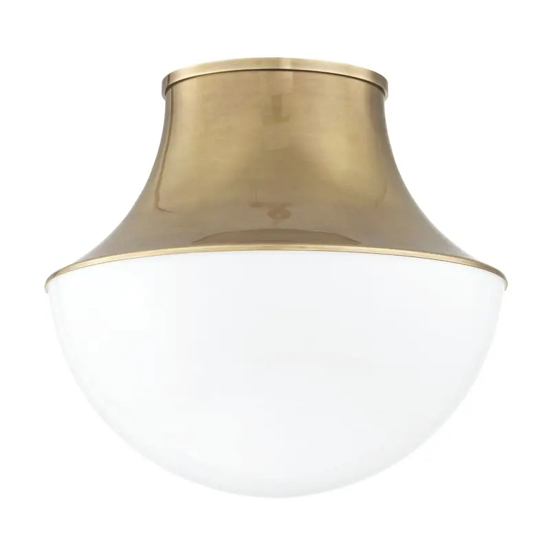 Lettie Demi-Globe Glass Lampshade – Clear Hand-Blown Diffuser 1