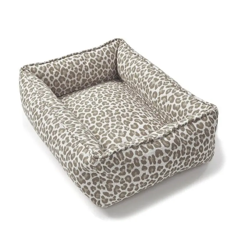 Limestone Bengal-Print Small Dog Bed For Outdoor Use 1