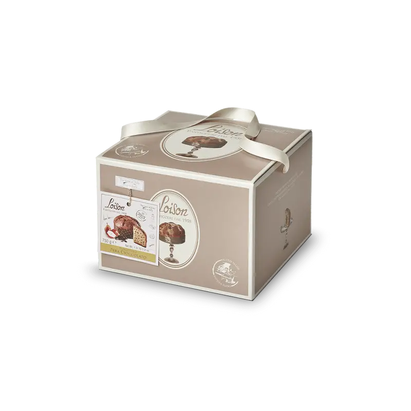 Loison Gold Series Pear & Dark Chocolate Panettone 1
