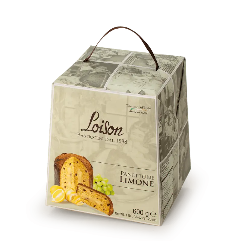 Loison Lemon-Infused Panettone – Premium Boxed (600 G) 1
