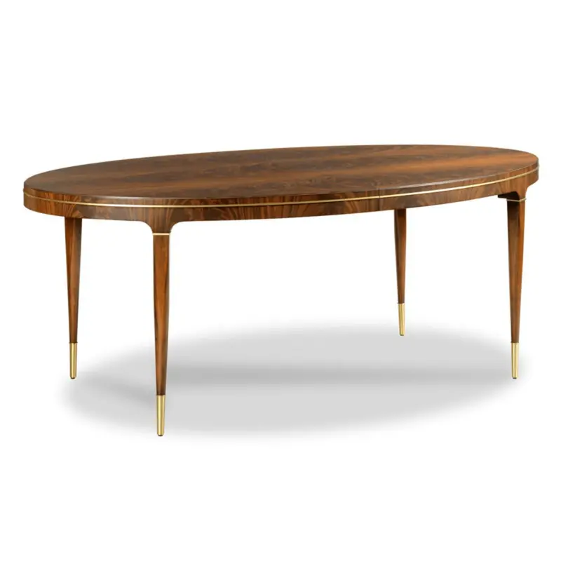 Lynn Oblong Solid Wood Dining Table – Contemporary Profile 1