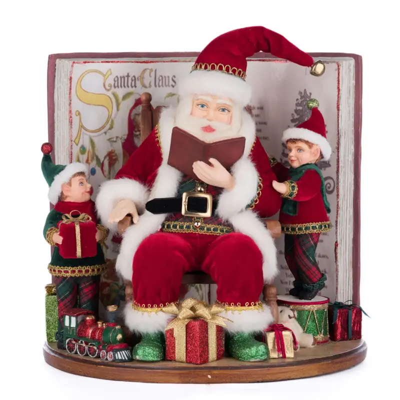 Magic Of Christmas Themed Tabletop Book Decor 1