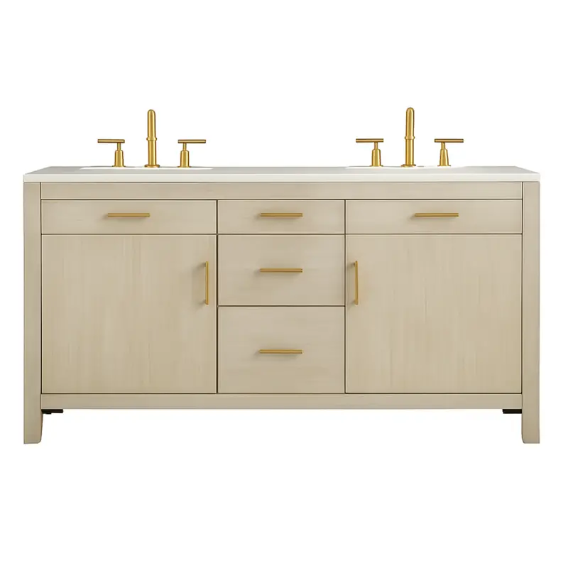 Maui Double-Sink Bathroom Vanity 1