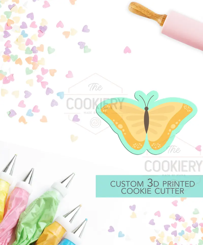 Mini Butterfly Cookie Cutter – Delicate Spring Insect Shape – 3D Printed 1