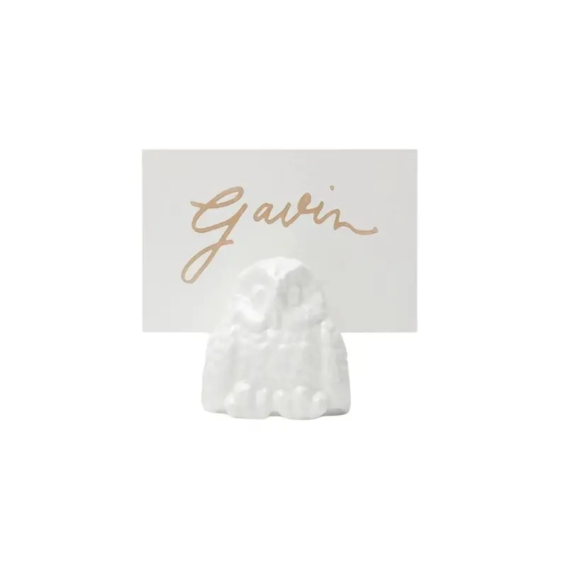 Mini Owl-Shaped Place Card Holders For Weddings & Events 1
