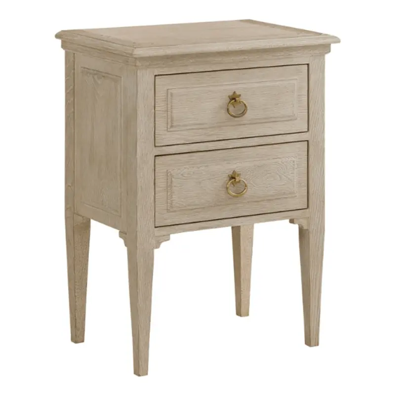 Modern History Weathered Oak Nightstand – Rustic Bedroom Storage 1