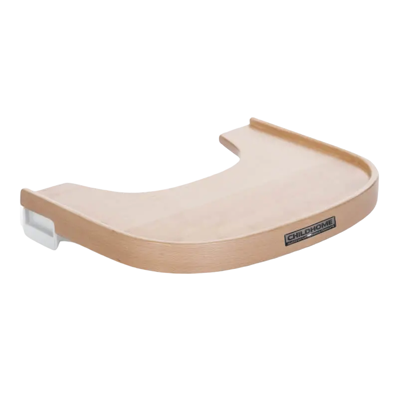 Natural Wood Feeding Tray For Evolu High Chairs 1