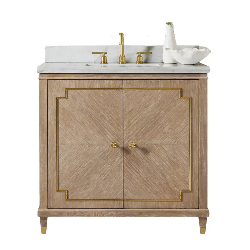Noelle Freestanding Bath Vanity Cabinet With Soft-Close Drawers 1