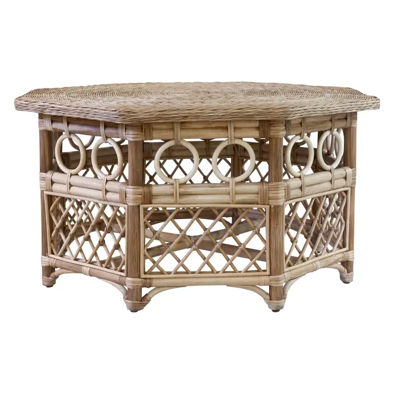 Octagonal Wood Coffee Table 1