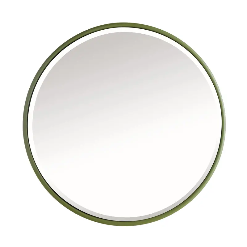 Olive Green Framed Wall Mirror – Ryland Design 2