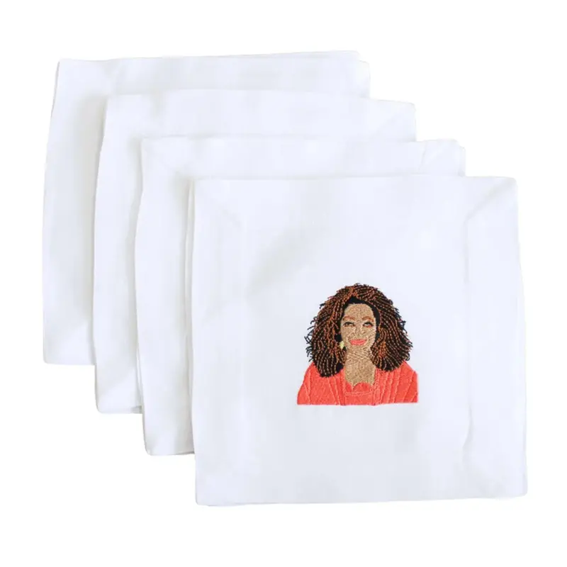 Oprah-Inspired Cocktail Napkins – Artful Entertaining Accents 1