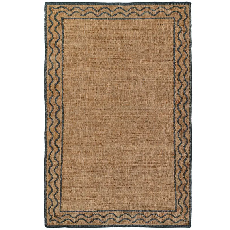 Orchard Ripple Slate Wool-And-Jute Area Rug 1