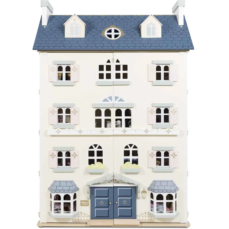 Palace-Style Dollhouse With Multiple Rooms & Accessories 1