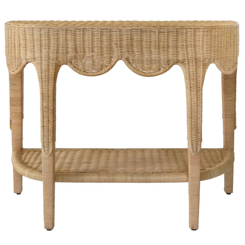 Paloma Half-Moon Demilune Console Table 1