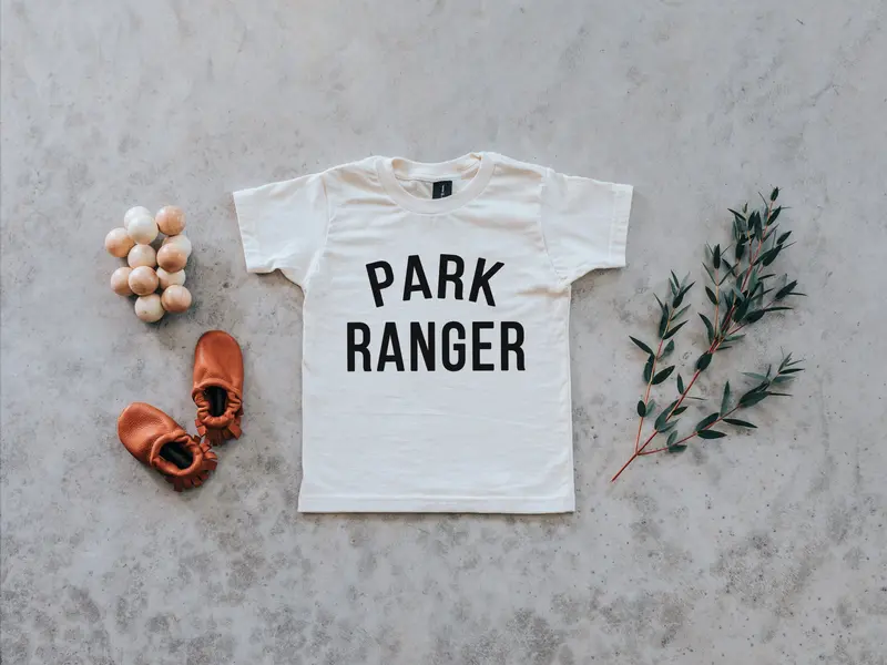 Park Ranger-Inspired Organic Kids T-Shirt 1