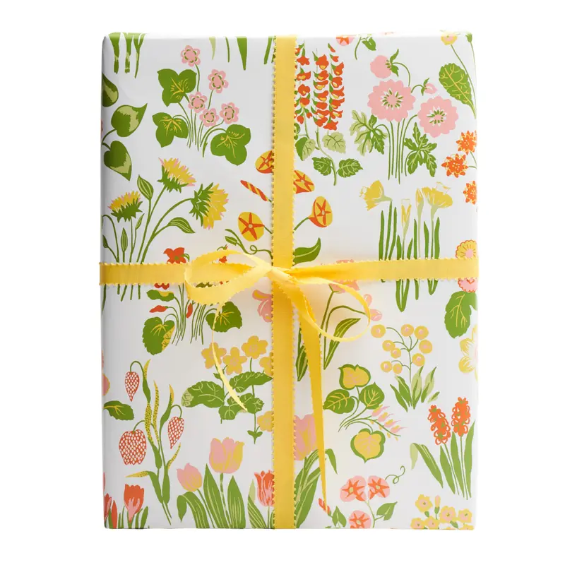 Pink Carly Gift Wrap – Solid Pastel Wrapping Paper 1