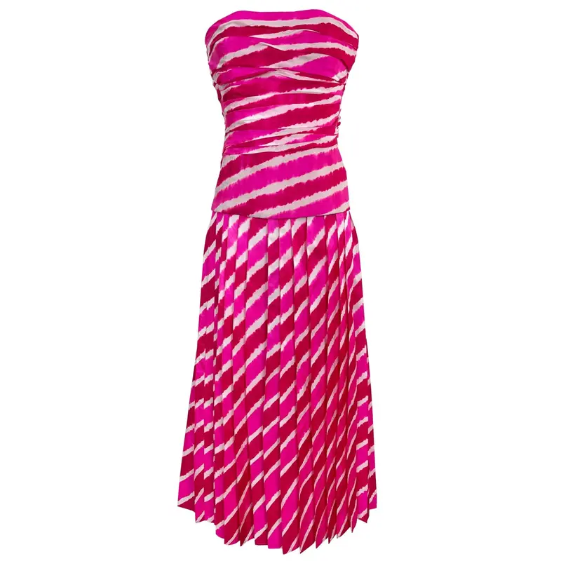 Pink Leheriya Tie-Dye Set 1
