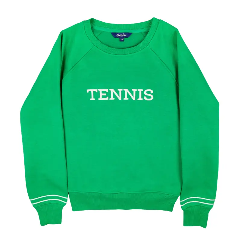 Play All Tennis-Themed Oversized Sweatshirt 1