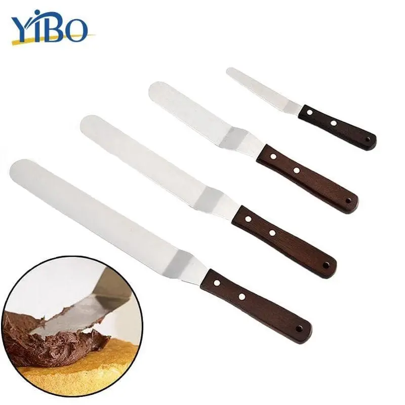Premium Stainless Steel Flexible Baking Spatula 1