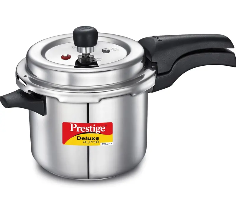 Prestige Alpha Deluxe Stainless Steel Pressure Cooker – 3.5 Litre Capacity 1