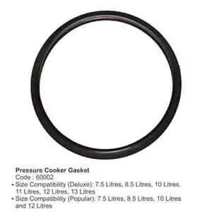 Prestige Deluxe Pressure Cooker Gasket – Compatible With 7.5L To 13L Models (#60002) 1