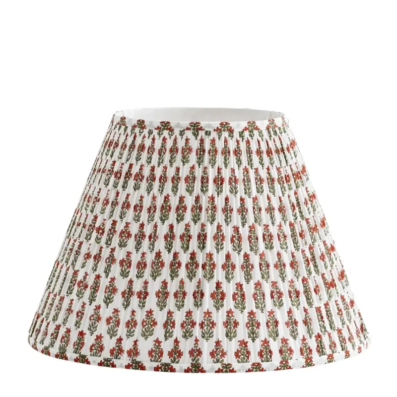 Prickly Poppycape Print Fabric Lampshade 1