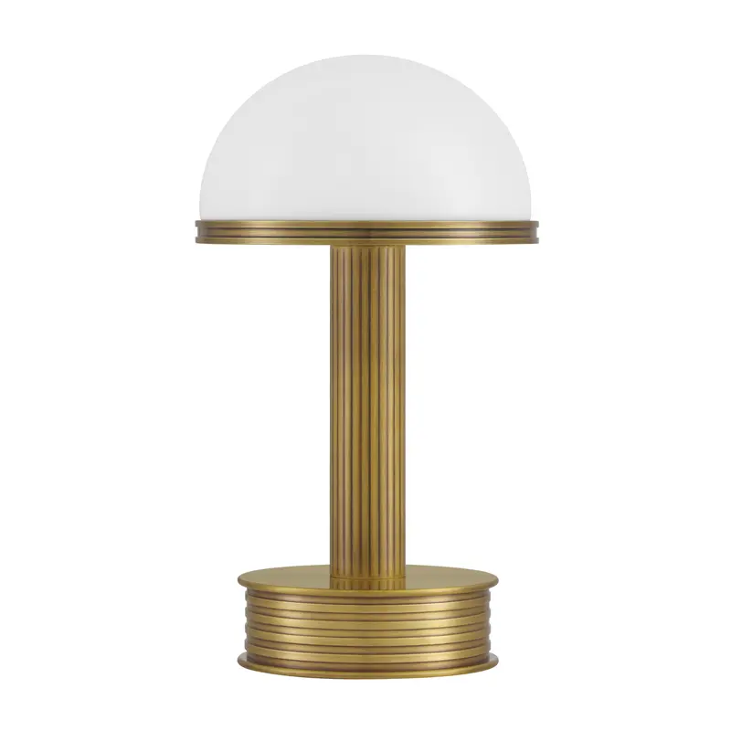 Promenade Cordless Brass Table Lamp 1