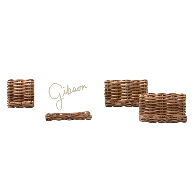 Rattan Place Card Holders (Set Of 4) 1
