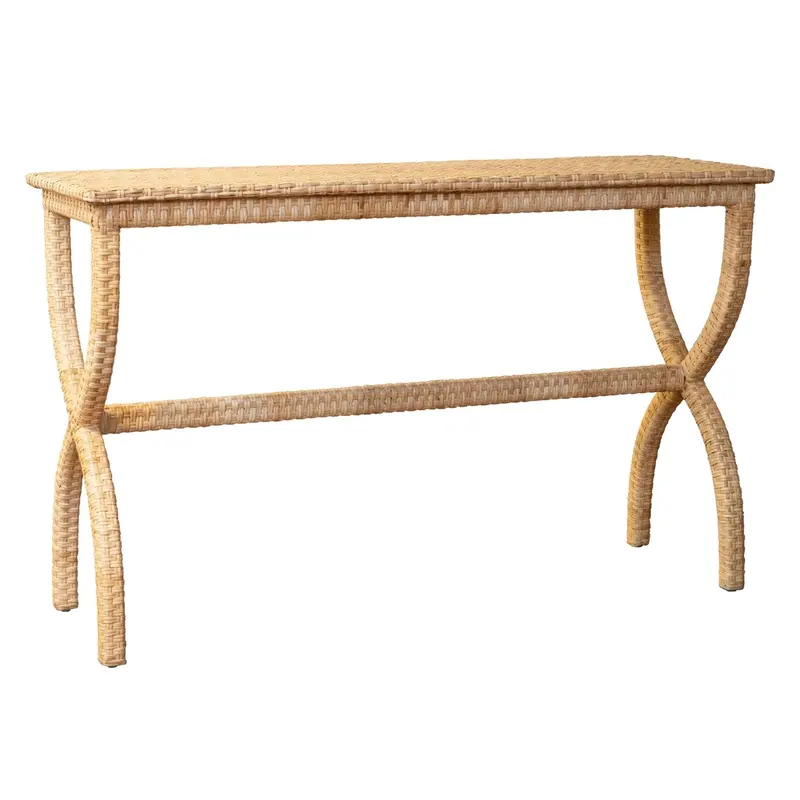 Regency-Style Wooden Console Table 1