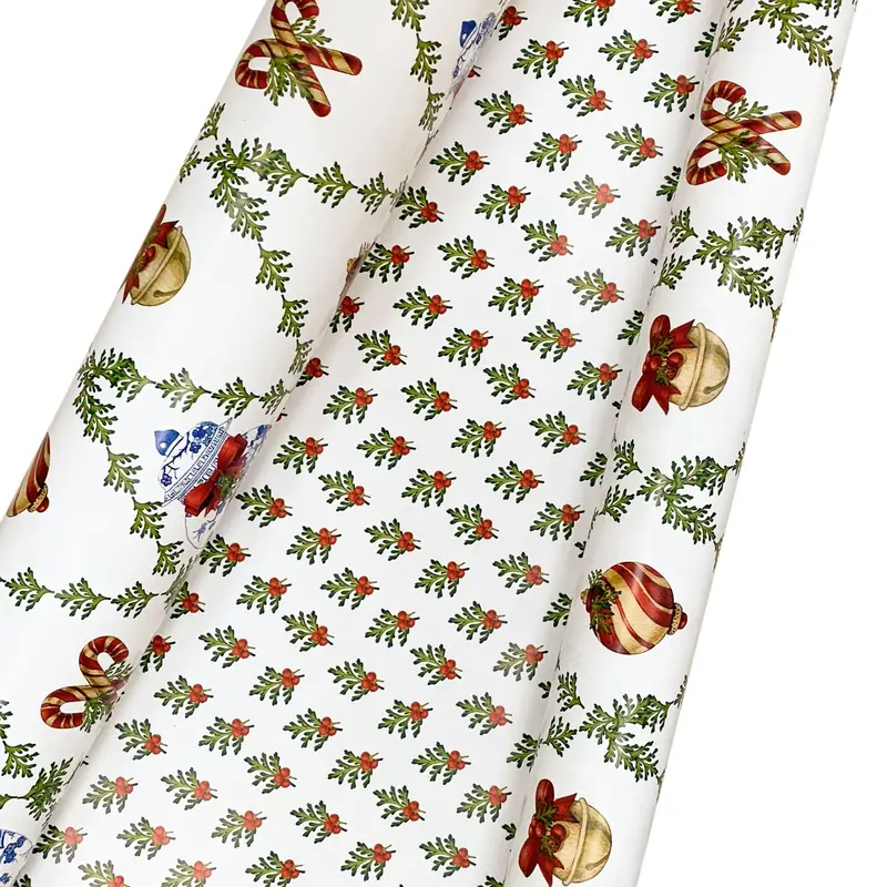 Reversible Red Holiday Cheer Throw Pillow 1