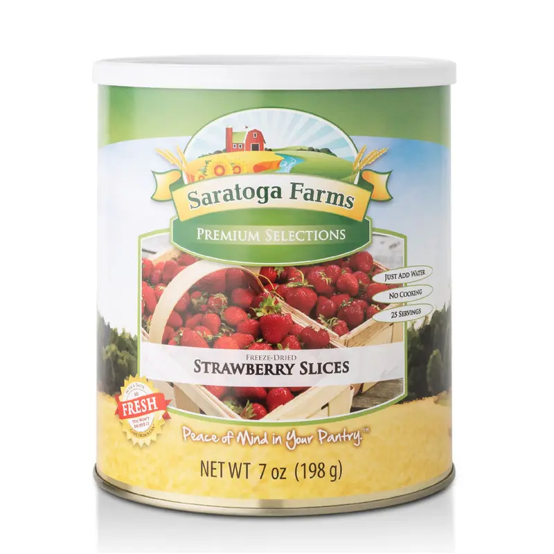 Saratoga Farms Freeze-Dried Strawberries – Natural Fruit Snack 1