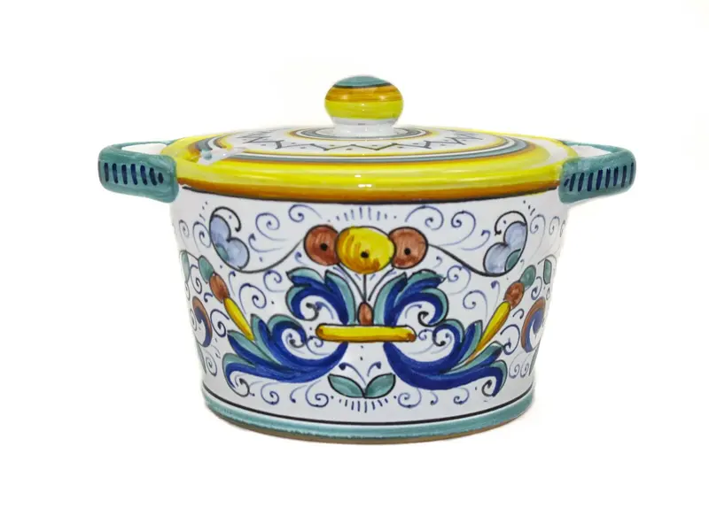 Sberna Deruta Conical Bowl For Cheese, Sugar, Or Garnishes 1