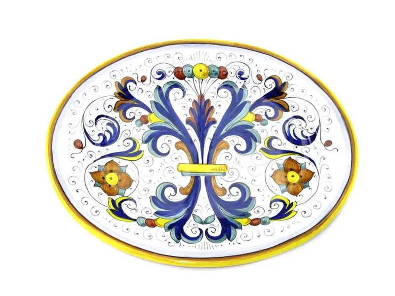Sberna Deruta Large Oval Platter – 38 Cm 1