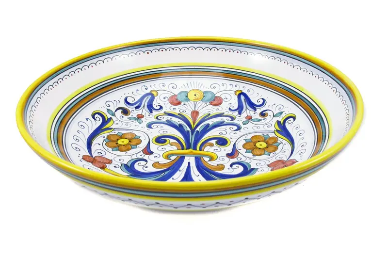 Sberna Deruta Large Round Serving Bowl – 30 Cm 1