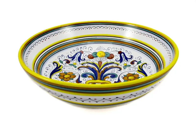 Sberna Deruta Medium Round Serving Bowl – 25 Cm 1