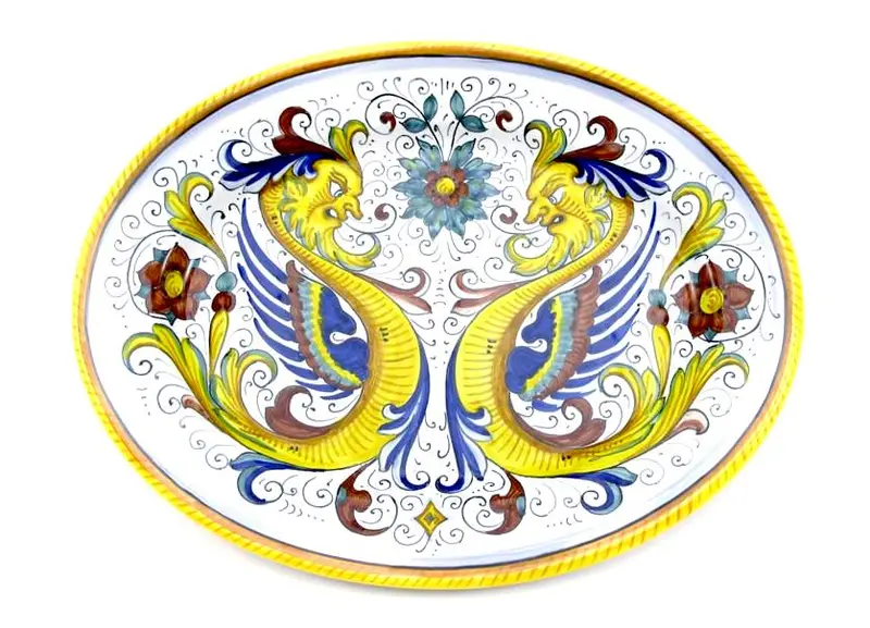 Sberna Raffaellesco 38Cm Oval Serving Platter 1