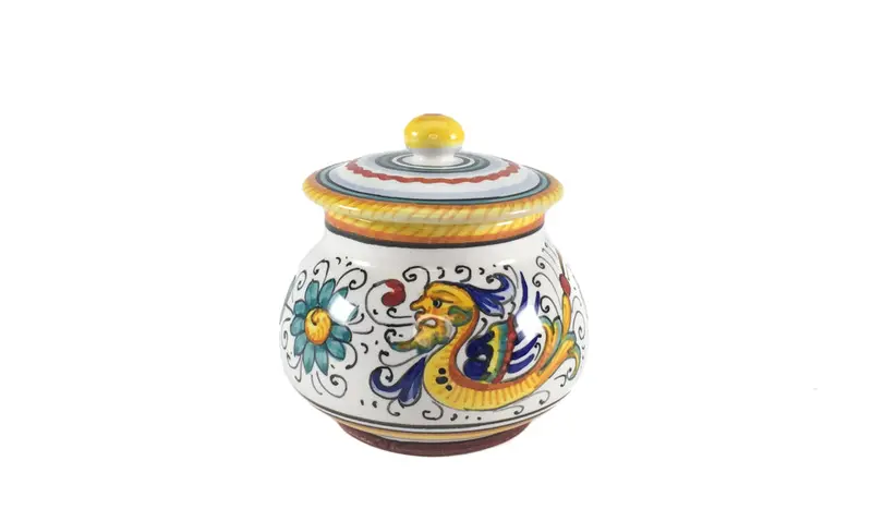 Sberna Raffaellesco Compact Sugar Bowl With Lid 1