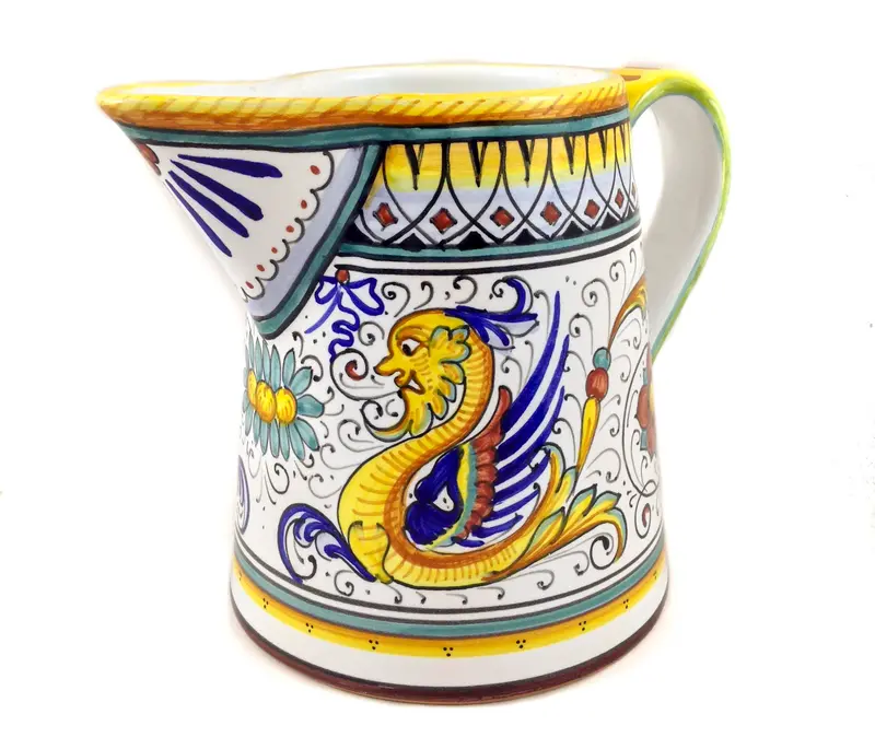 Sberna Raffaellesco Elegant Conical Ceramic Pitcher 1