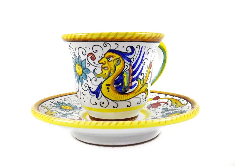 Sberna Raffaellesco Espresso Cup And Saucer Set – 2-Piece 1