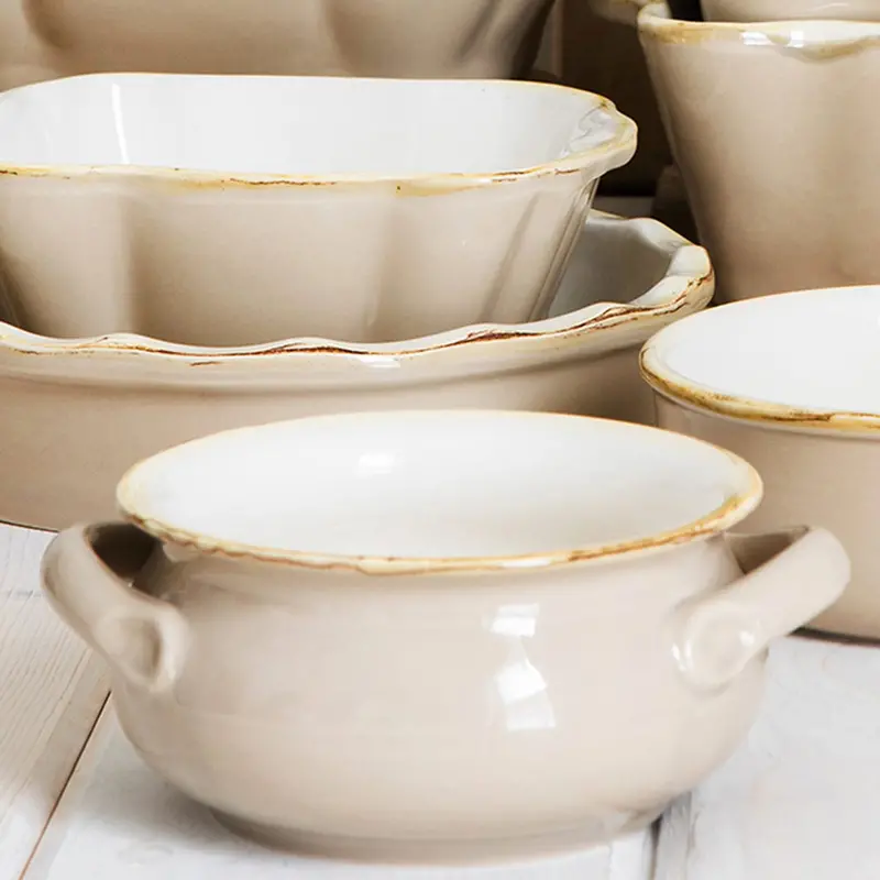 Single-Serving Round Soup Or Baking Bowl – Glazed Ceramic 4