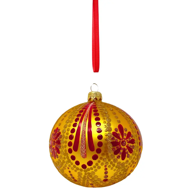 Sistine Chapel-Inspired Glass Bauble 1
