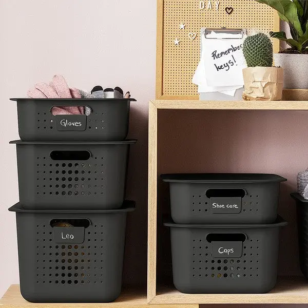 Smartstore Anthracite Compact Basket Collection – Assorted Sizes 1