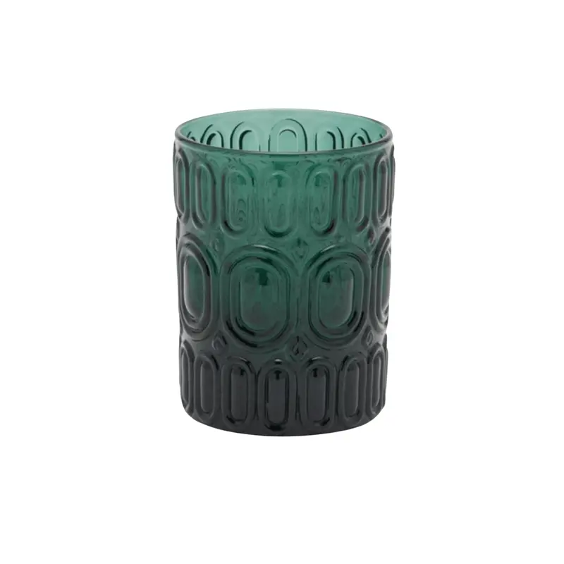 Smokey Green Hand-Blown Beverage Glasses (Set Of 6) 1