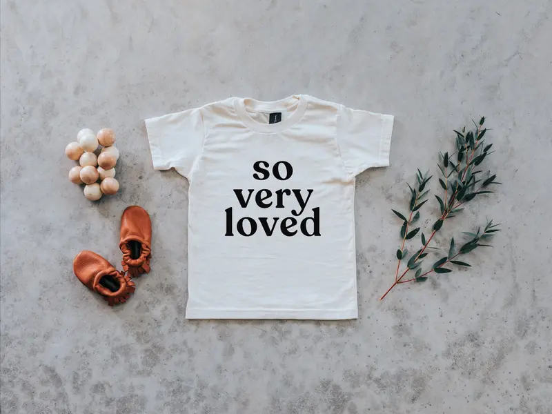 So Very Loved Organic Kids Tee 1