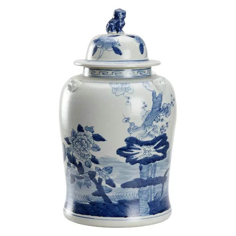 Song Garden Collection Ginger Jar – Blue And White 1