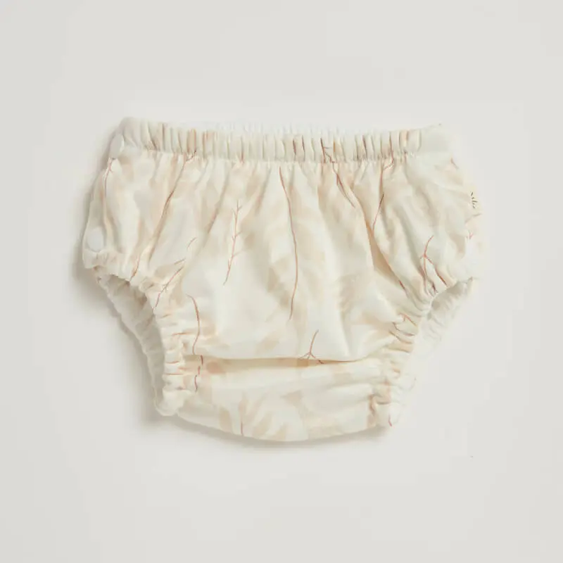 Sophie Olive Leaf Reusable Swim Diaper 1