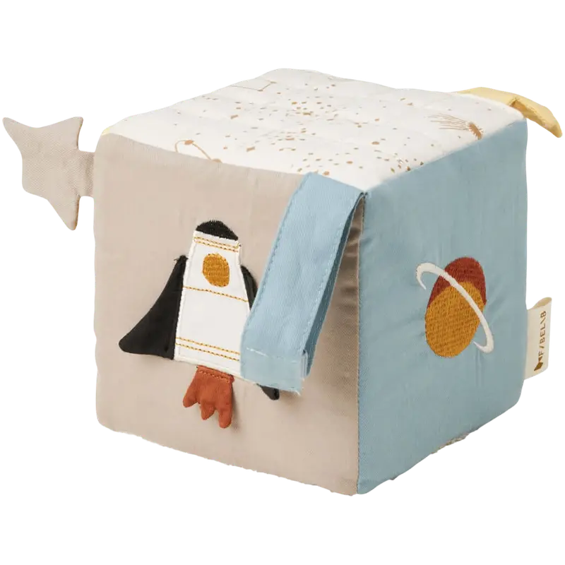 Space-Themed Fabric Storage Cube For Kids’ Rooms 1